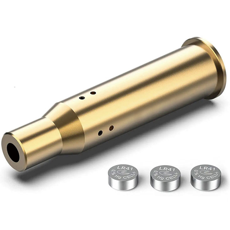 Feyachi Bore Sight 7.62x54R Червен лазерен мерник с 3 комплекта батерии