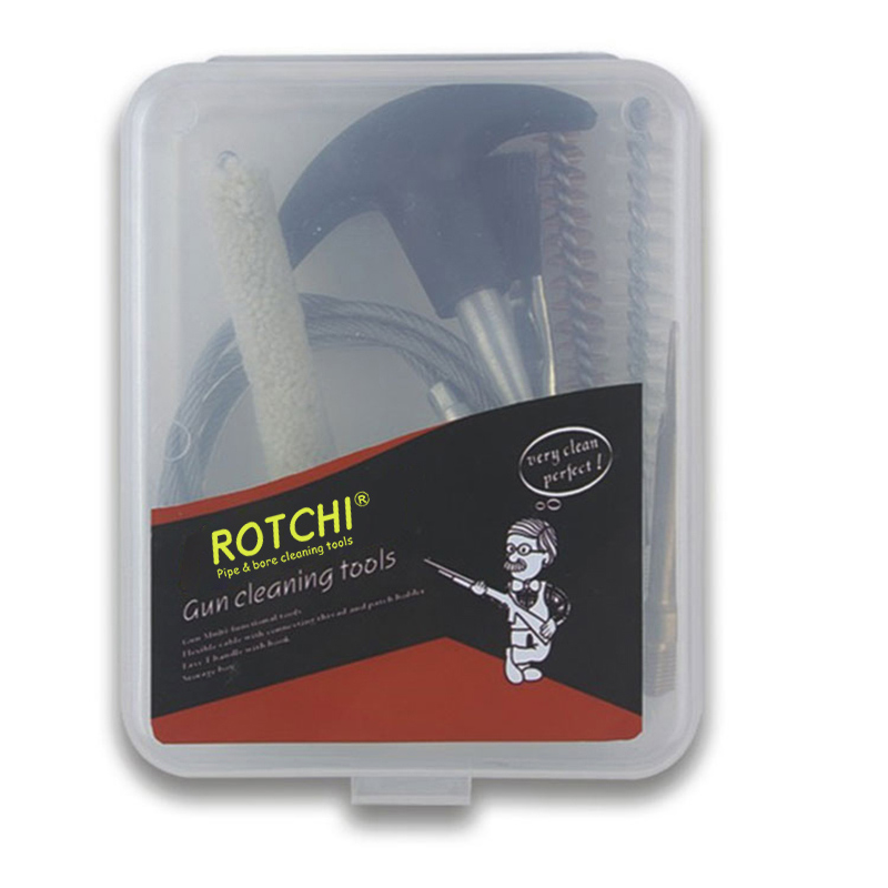 Удобен комплект за почистване на пистолети