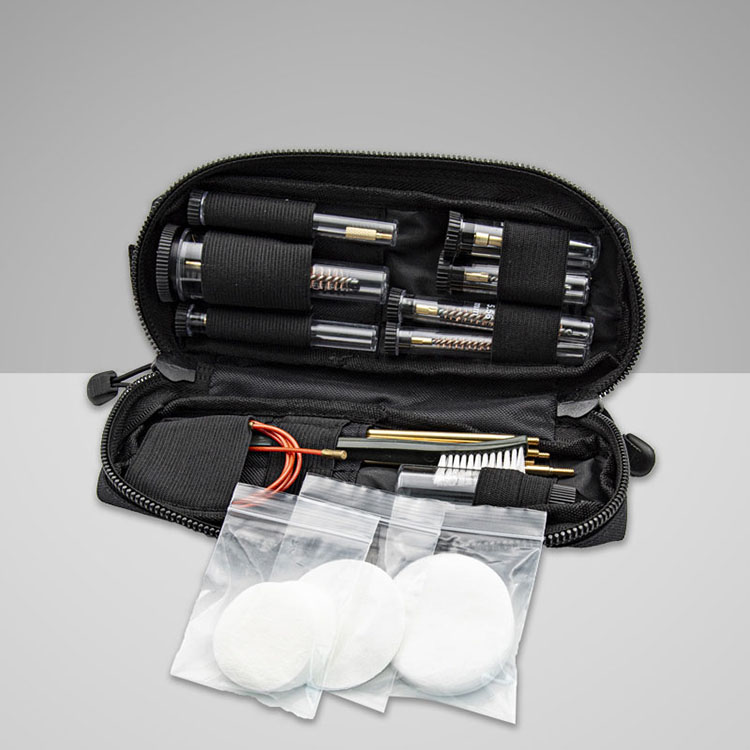Molle System Комплект за почистване на пистолети за пушки .177cal. и .223 кал. с 5 пръчки за почистване и 1 гъвкав кабел