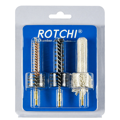 Комплект четка за почистване на патронника 3 в 1, блистер и пакет с карти. Наличен