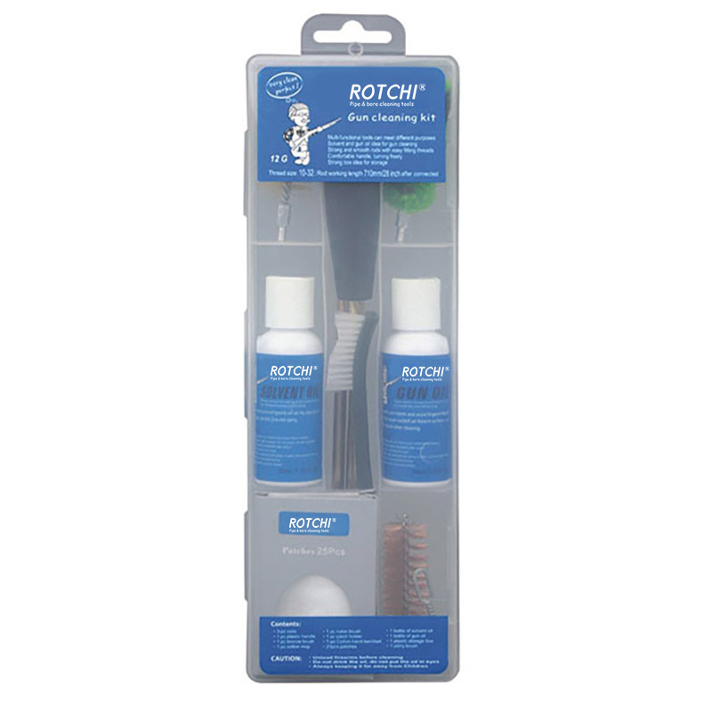 Прозрачна кутия Комплект за почистване на пневматичен пистолет с бутилка масло