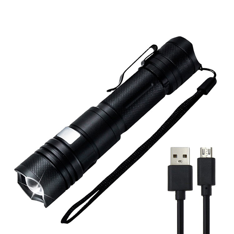 USB акумулаторна LED водоустойчива фенерче за увеличение